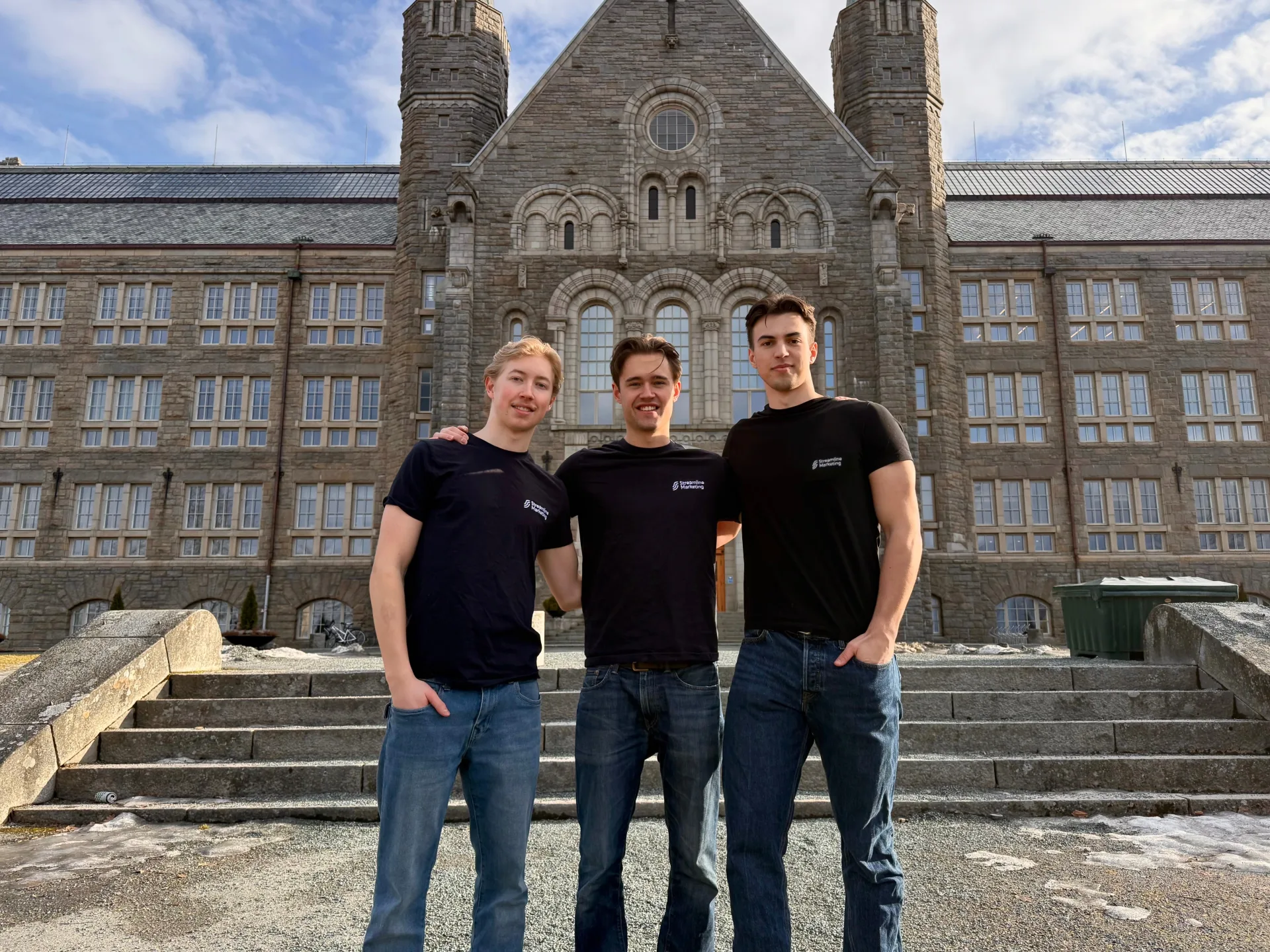 Streamline team — Brage Rognlien, Ludvig Lund Bergsaker and Vetle Finstad